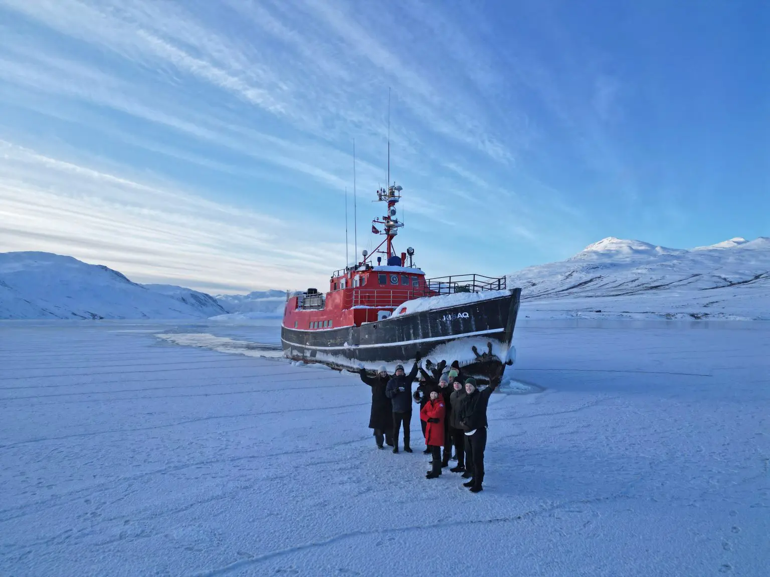 Kisaq yacht for charter in Greenland